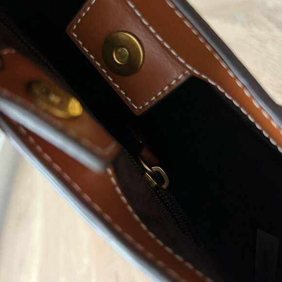 Staud Mini Moon Bag in Tan - Picture 5 of 10